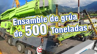 ENSAMBLE DE GRUA DE 500 TONELADAS [upl. by Alisia]