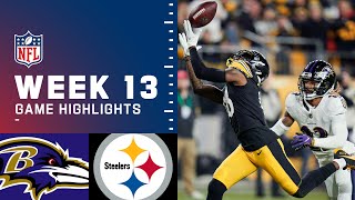 Ravens vs Steelers Week 13 Highlights  NFL 2021 [upl. by Aicats]