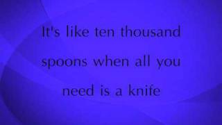 Alanis Morissette  Ironic wlyrics HQ sound [upl. by Lucais]