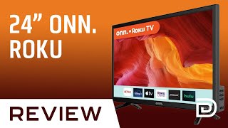 onn Roku Smart TV Review  Walmart onn 24quot 720P HD LED Roku TV Setup [upl. by Aral]