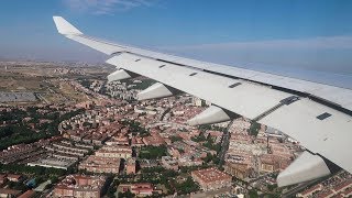 Iberia A330300 beautiful landing in Madrid [upl. by Olly]