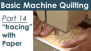 Using Paper Templates for Machine Quilting [upl. by Htebazil]