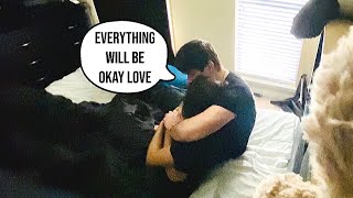 NIGHTMARE PRANK ON BOYFRIEND EMOTIONAL REACTION [upl. by Silvio926]