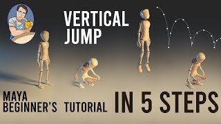 Maya Vertical Jump  Animation Tutorials  A Step by Step Guide [upl. by Yuk]