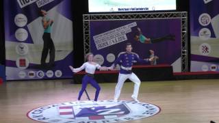 ALEKSEEV Dmitry TIKHONOVA Ekaterina Zagreb 2016 World Masters RR Main Class PLACE 5 [upl. by Marinelli]