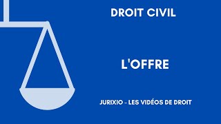 Loffre en droit des contrats [upl. by Borer174]