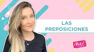 Las preposiciones [upl. by Noffets]