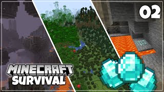 Amazing Minecraft 116 Seed  Survival Lets Play  Episode 2 [upl. by Ynabe405]