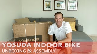 Yosuda Indoor Bike Unboxing amp Assembly [upl. by Dorsey]