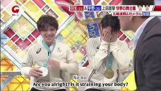 ENG SUB Going Sport amp News Yuzuru Hanyu and Shoma Uno interview [upl. by Thamos]