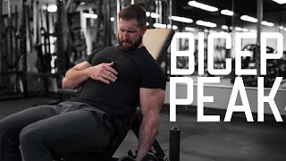 Bicep Peaks  Best Way To Build Your Long Head INTENSE EXERCISES [upl. by Hartfield]