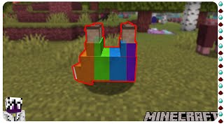 Upside Down Rainbow Sheep in Minecraft Dinnerbone  jeb [upl. by Stormi]