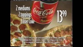 Dominos Pizza  Television Commercial  1999 [upl. by Dayna]