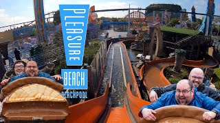 Rugrats Lost River Log Flume OnRide POV 4K  Blackpool Pleasure Beach [upl. by Tatianna565]