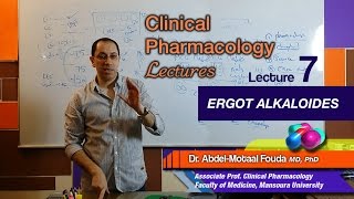 Autonomic Pharmacology Ar  Lec 07  Ergot alkaloids [upl. by Aggie389]