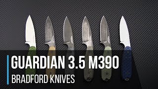 Bradford Guardian 35 M390 Fixed Blade Overview [upl. by Eehc]