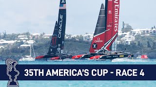 35th Americas Cup Race 4 USA vs NZL  AMERICAS CUP [upl. by Edson]