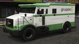 GTA 5 PC  How to open GRUPPE 6money van [upl. by Nikal]