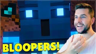 REACTING TO FUNNY SONGS OF WAR BLOOPERS MOMENTS Minecraft Animations EP610 [upl. by Yrffoeg941]