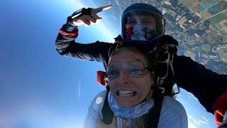 Charisse Ritterbushs Tandem skydive [upl. by Strade237]