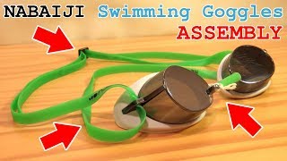 NABAIJI Swimming Goggles • Unboxing and Assembly [upl. by Issej979]