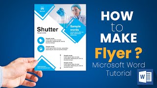 How to Make a Flyer using Microsoft Word ⬇ DOWNLOAD FREE [upl. by Myk]