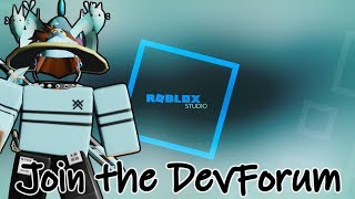 Roblox How to join the Developer Forum  Write Messages [upl. by Nollat]