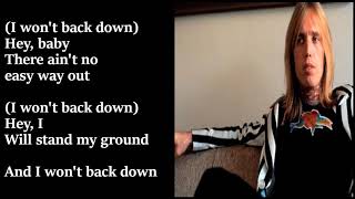 Tom Petty  I Wont Back Down LYRICS [upl. by Ela]