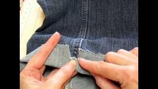 Hemming Jeans The Easy Way [upl. by Gualtiero]