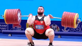 Lasha Talakhadze GEO – 484kg 1st Place – 2019 World Weightlifting Championships – Mens 109 kg [upl. by Piefer]