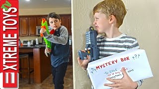 Sneak Attack Squad Training Part 2 Mystery Box Nerf Battle [upl. by Emile]