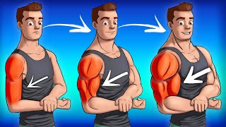 10 BEST Exercises for BIG ARMS Dumbbells Only [upl. by Yvan]