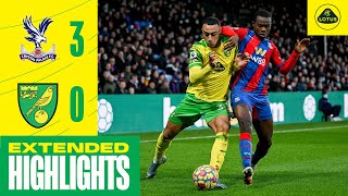 EXTENDED HIGHLIGHTS  Crystal Palace 30 Norwich City [upl. by Utley]