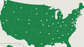 US States Capitals  Seterra Quiz [upl. by Muffin]