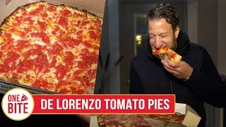 Barstool Pizza Review  De Lorenzos Tomato Pies Robbinsville NJ [upl. by Irving650]