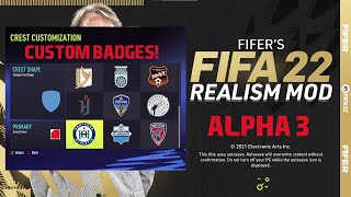 🔴 LIVE  FIFA 22  FIFERs Realism Mod Version 10 Alpha 3 [upl. by Aroon421]