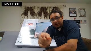 JVC 50 inch Smart TV Unboxing and Setup [upl. by Ycal]