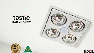 Tastic Classic Heat Vent amp Light Bathroom Unit [upl. by Akiria844]