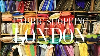 My 3 Favorite Fabric Shops on Goldhawk Road London [upl. by Vivienne]