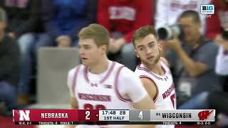 Wisconsin Basketball Highlights vs Nebraska 1624 [upl. by Konyn5]