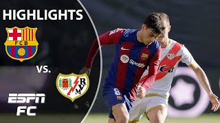 Rayo Vallecano vs Barcelona  LALIGA Highlights  ESPN FC [upl. by Kath440]