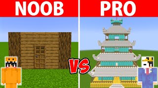 NOOB vs HACKER I CHEATED in a Build Challenge [upl. by Ben]