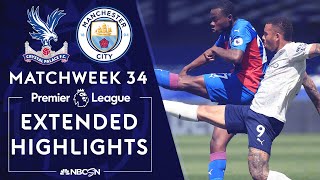 Crystal Palace v Manchester City  PREMIER LEAGUE HIGHLIGHTS  5012021  NBC Sports [upl. by Ilarrold]