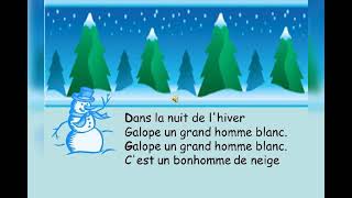 Chanson  Dans la nuit de lhiver ⛄Jacques Prévert [upl. by Elleon935]