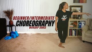 Worship Dance Choreography  Beginner Level [upl. by Sirtimed892]