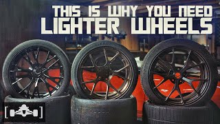 Unsprung Weight and Acceleration  Why You Should Buy Lighter Wheels [upl. by Assen]