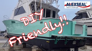 How To Roll And Tip Alexseal Paint On Your Boat [upl. by Landes144]