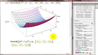 141 Multivariable plot3D in Mathematica [upl. by Sussna]