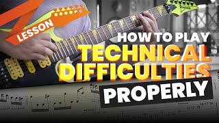 How to play Technical Difficulties Properly with Tabs [upl. by Klehm]