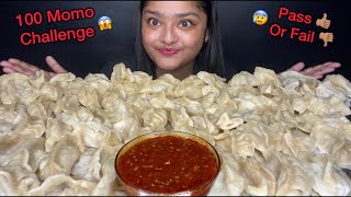 100 MOMO EATING CHALLENGE 🥟 100 DUMPLINGS EATING CHALLENGEEATING CHALLENGE FOOD CHALLENGE VIDEOS [upl. by Akenet]